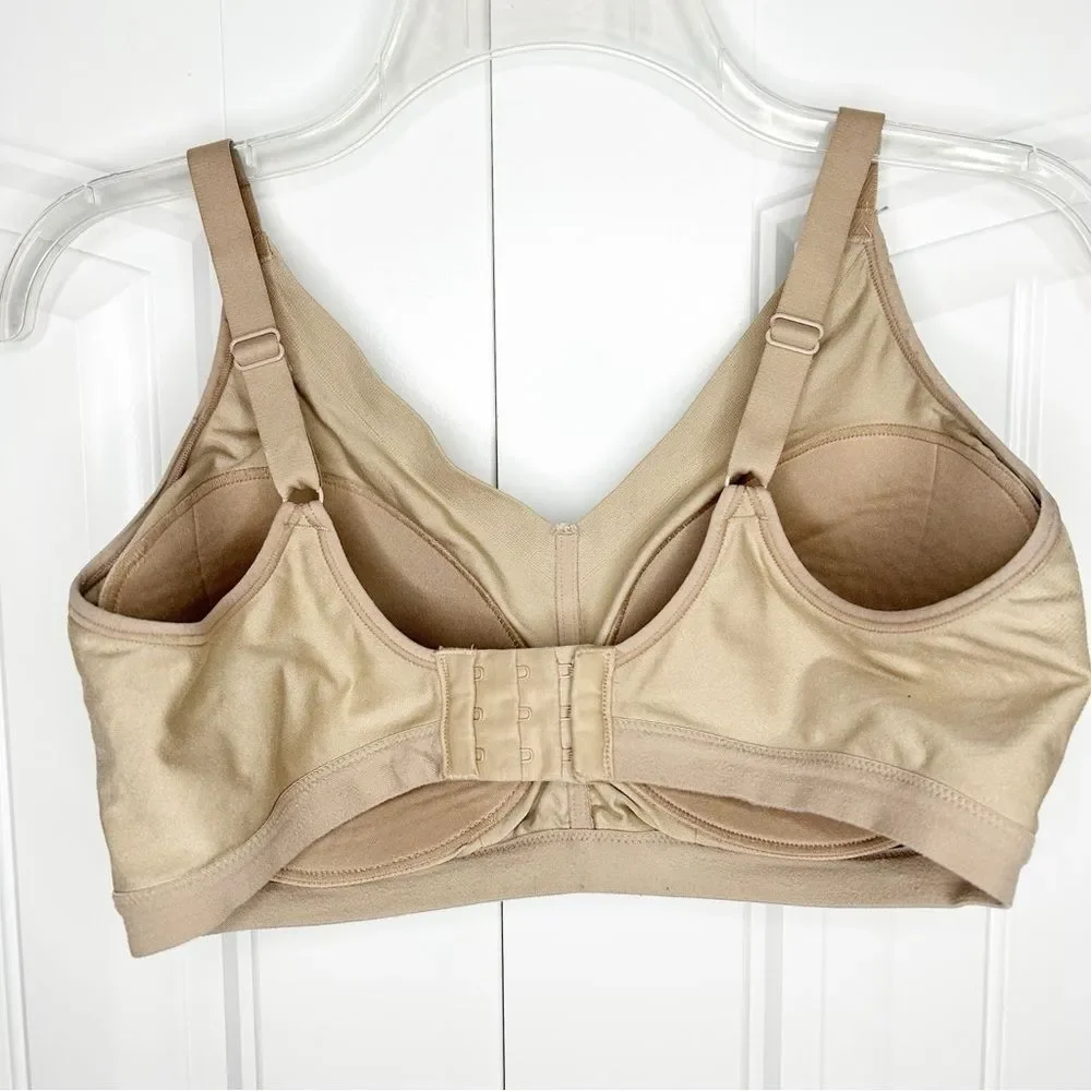 True & Co. Lifting Seamless Wirefree Triangle Bras Nude Black 2XL Bundle